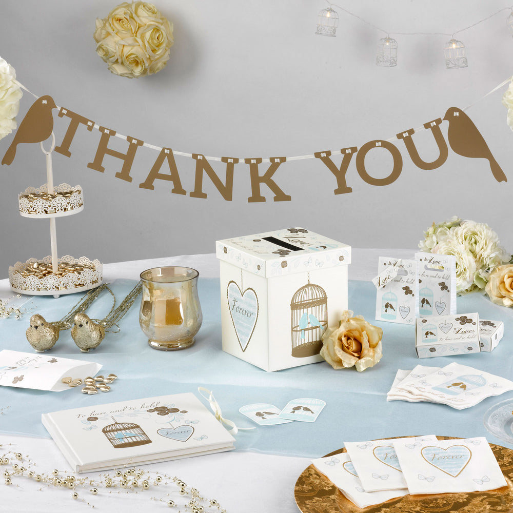 Thank You Gold Paper Bunting