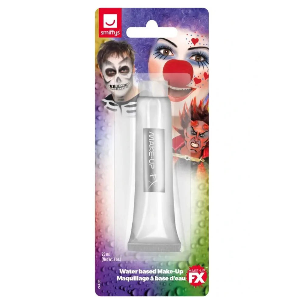 Smiffys Make-Up FX, Aqua Cream Make-Up White
