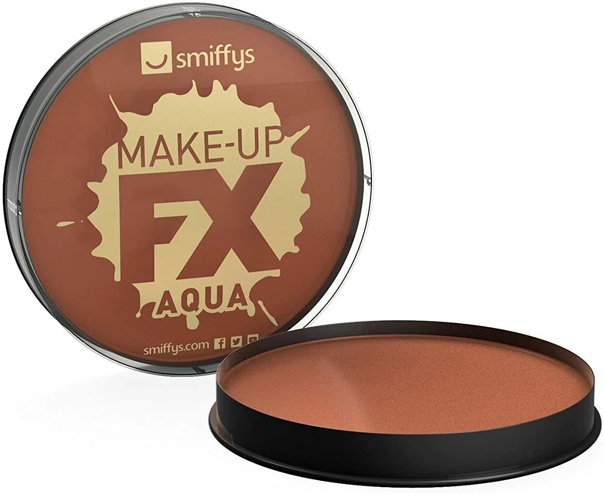 Aqua Body And Face Paint, Water Based, Light Brown